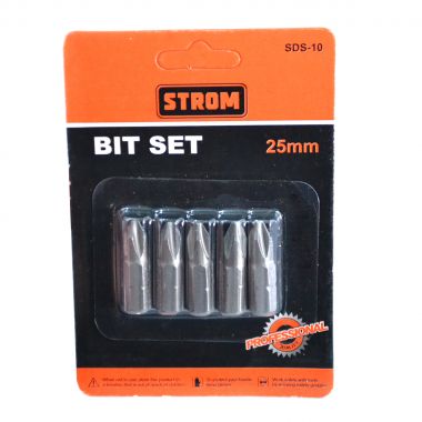 CONJUNTO DE BITS COM 5 PEÇAS 25 MM