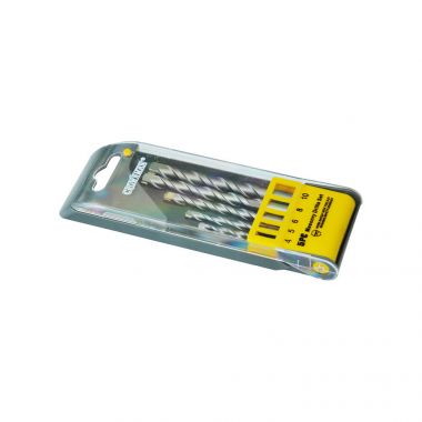 Jogo de Brocas 4 - 10mm com 5 peças - 0140115 - Crownman