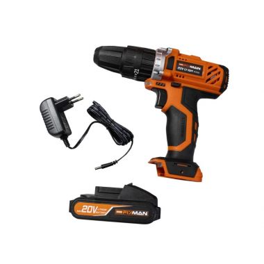 FURADEIRA USO DOM. S/FIO 20V  0-400 1350RP